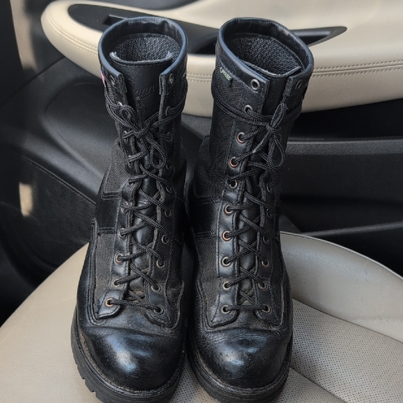 Danner Black Leather Men's Boots - Picture 1 of 9